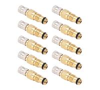Cerlingwee Tractor Air Liquid Valve, Brass Construction, Durable TR218A Valve Stem for Tire Replacement in Farming Equipment