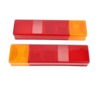 Cerlyiont 2PCS Rear Light Lens Left Right BP17 1547 Tail Lamp Cover Replacement for Transit MK3 Chassis Cab Dropside Luton ABS+PC