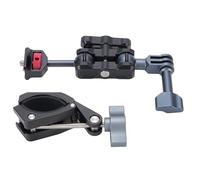 Cerlyiont Camera Clamp Mount Double Ball Head Universal Multi Angle Adjustable Bike Handlebar Camera Mount for Action 5Pro ACT4