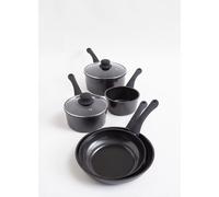Cermalon 5 Piece Black Carbon Steel Cookware Set Cermalon Black