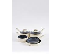 Cermalon 5 Piece Cookware Set in Cream Cermalon Cream