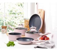 Cermalon Blush Pink 5 Piece Cookware Set