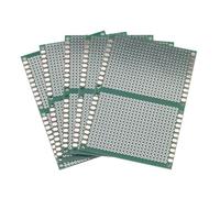 Cermant 10 Pcs FR4 Prototype PCB Board, 1.97×2.76 inch Single Sided Perfboard Solderable Breadboard with Tin-Plated Pads for DIY Soldering & Electronic Projects