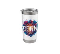 CERN Collider Hadron Abstract T-Shirt Stainless Steel Insulated Tumbler