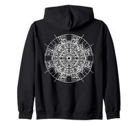 CERN Large Hadron Collider Illustration Zip Hoodie