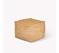 Cerney Jute Square Foot Stool Natural