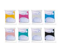 Cernit CE0860008K01C - Pack 8 Shimmering & Shiny Polymer Doughs - 56g Block