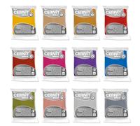 CERNIT CE0870012K01C - One Pack of 12 - Cernit Metallic Polymer Clay Colours - Size 12 x 56g Bars - Classic Shades - Assorted Pack - Manufactured in Belgium