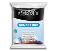 CERNIT CE0900056100C - A Pack of Polymer Clay Block - Number One Range - Modelling and Baking Clay - Black Colour - 56 g block - Manufactured in Belgium
