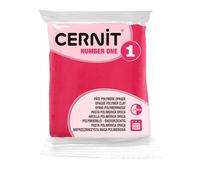 CERNIT CE0900056481C - A Pack of Polymer Clay Block - Number One Range - Modelling and Baking Clay - Raspberry Colour - 56 g Block - Manufactured in Belgium