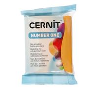 CERNIT CE0900056746C - A Pack of Polymer Clay Block - Number One Range - Modelling and Baking Clay - Yellow Ochre - 56 g Block - Manufactured in Belgium