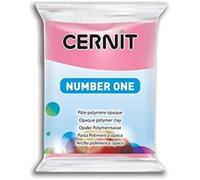 Cernit CE0900056922C - A Pack of Polymer Clay Block - Number One Range - Modelling and Baking Clay - Fuchsia colour - 56 g block - Manufactured in Belgium