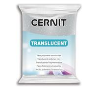 CERNIT CE0920056005C - A Pack of Polymer Clay Block - Translucent Effect - Modelling + Baking Clay - Translucent Colour - 56 g Block - Manufactured in Belgium