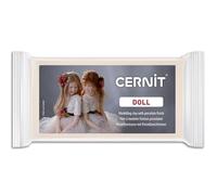 CERNIT CE0950500425C - A Pack of Polymer Clay - Translucent Doll Range - Modelling and Baking Clay - Pink-Beige Colour - 500 g Block - Manufactured in Belgium