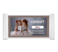 CERNIT CE0950500808C - A Pack of Polymer Clay - Translucent Doll Range - Modelling and Baking Clay - Nougat colour - 500 g block - Manufactured in Belgium