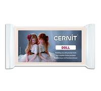CERNIT CE0960500425C - A Pack of Polymer Clay - Translucent Doll Range - Modelling and Baking Clay - Pink Colour - 500 g Block - Manufactured in Belgium