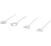 CERNIT CE905C - A Set of 4 photo holders to insert into modelling clay - Personalised photo - Creative - DIY - Manufactured in Belgium - ART ACCESSORY