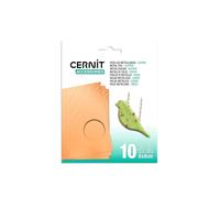 CERNIT CE923C - A Pack of 10 metallised foil Sheets - Easily Mixable - Compatible with Polymer - Copper Colour - Manufactured in Belgium - DIY - Creative