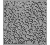 CERNIT CE95011C - Texture Plates for Modelling Clay - Rubber, Polymer Clay - Bubble Effects and reliefs - Format 9x9 cm - Manufactured in Belgium - DIY