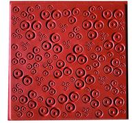 CERNIT CE95027C - Texture Plates for Modelling Clay - Creative Support in Rubber, Polymer Clay - Contemporary Effects and Relief Covers - Format 9x9 cm