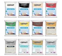CERNIT No.1 12 x 56 g Pack of Christmas Colours