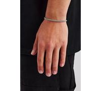 Cernucci Men's 3mm Franco Bracelet in Metallic Silver | Size: 6 inches Cernucci Metallic Silver 6 inches