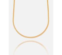 Cernucci Men's 3mm Franco Chain - Gold in Metallic Gold | Size: 16 inches Cernucci Metallic Gold 16 inches