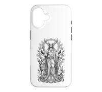Cernunnos Celtic Forest God Sacred Antler Line Art Case for iPhone 16