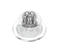 Cernunnos Celtic Forest God Sacred Antler Line Art PopSockets PopGrip for MagSafe