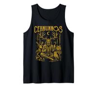Cernunnos Horned God Forest Animals Pagan Nature Deity Tank Top