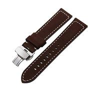 Cerobit 22mm Italian Genuine Leather Watchband with Quick Release Spring Bar Men Watch Wrist Strap Vintage Crazy Horse Watch Bracelet