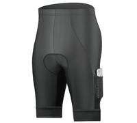 CEROTIPOLAR Men's Long Inseam Compression Cycling Shorts, Bike Shorts Italian Chamois Padded UPF50+, Sports Plus Level/Black with Pockets, Medium