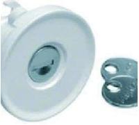 Cerradura con llave de sierra nº 1242E, escamoteable, armarios univers IP44