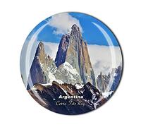 Cerro Fitz Roy El Chalten Argentina Fridge Magnet Travel Souvenir Gift Home Kitchen Decoration Magnetic Sticker Crystal Refrigerator Magnet Collection