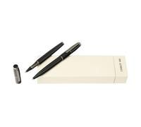 Cerruti 1881 Brick Black Writing Set (Ballpoint Pen & Rollerball)