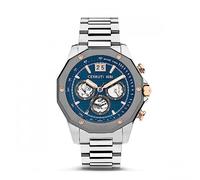 Cerruti 1881 CIWGI2207401 Molveno Blue and Silver Stainless Steel Chronograph Watch Silver