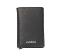 Cerruti 1881 logo-plaque zip-around wallet - Black One Size