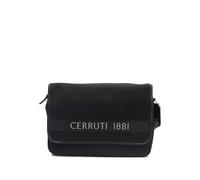 Cerruti 1881 logo-print foldover messenger bag - Black OS