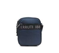 Cerruti 1881 logo-print messenger bag - Blue OS