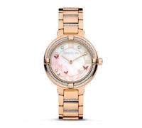 Cerruti Rose Gold Bracelet White Pearl Butterfly Dial Watch CIWLG0008305 - Stainless Steel / Glass