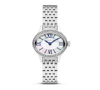 Cerruti Silver Bracelet White Pearl Dial Watch CIWLG0012202 - Stainless Steel / Glass