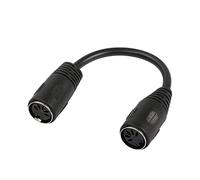 CERRXIAN 0.5FT MIDI Din Cable, Female to Female Audio Cable For Keyboard, Organ, Electric Piano, Guitar