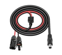 CERRXIAN 1.8M Solar Connector to DC 8020 Extension Cable,16 AWG Solar Panel Connectors to DC 8020 Conversion Cable for Solar Panel RV Portable Power Station