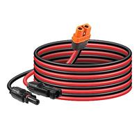 CERRXIAN 10FT/3M 12AWG Solar Panel Connector to XT60i Female Solar Power Cable for Portable Power Station, RV, Lipo Battery