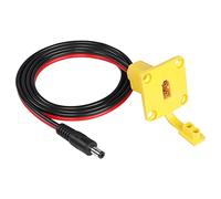 CERRXIAN 14AWG XT60 Male to DC 5.5mm x 2.1mm Male Mount Panel Power Cable for E-Bike, Solar Panel (3.2FT 5521-MM)