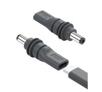 CERRXIAN 2 Pack USB C to DC 5.5mm x 2.1mm Power Adapter for Starlink Mini, PD100W USB C Female to DC5521 Male Connector Charge Barrel Jack Power Adapter for Starlink Mini Replacement Waterproof Cable