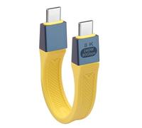 CERRXIAN 240W USB C to USB C Short Cable,USB4 2.0 80Gbps Type C Male to Male High Speed Data Cable,8K@60HZ Video and Data Sync