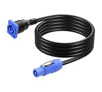 CERRXIAN 6.5FT PowerCon Power Extension Cable,13AWG 3 PIN Male to Female for LED Screen Beam Moving Head Light Extension Speaker Cable