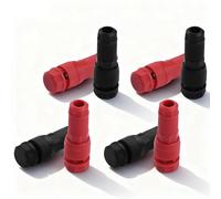 CERRXIAN 8PCS Low Voltage Wire Connector,Waterproof 12-20 AWG Light Wire Cable Adapter,Outdoor Landscape Light Power Cable Connector,Quick-Connect Main Line Splitter Adapter for No-Stripping Wiring