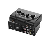 CERRXIAN Karaoke Sound Mixer, Dual MIC Input with Echo Control Compatible with TV, Computer, Smartphone & Tablet for Home Karaoke Partiaes